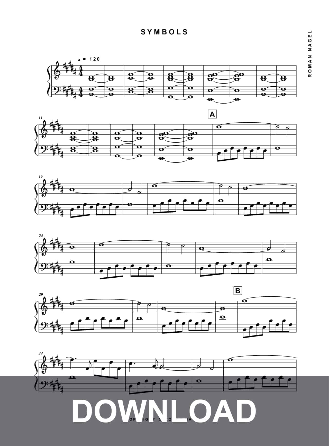 Symbols - Sheet Music - Download